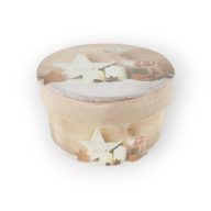 Karácsonyi Doboz Barna Kerek