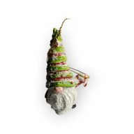 Kerámia manó figurák csíkos sapkában