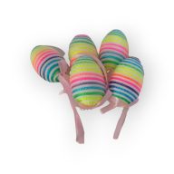 Tojás pálcán, csíkos