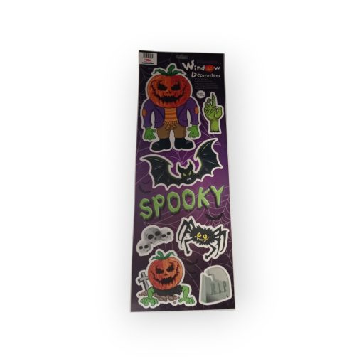 Halloween ablak matrica 