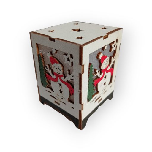 Elemes Karácsonyi Doboz Fehér E6552