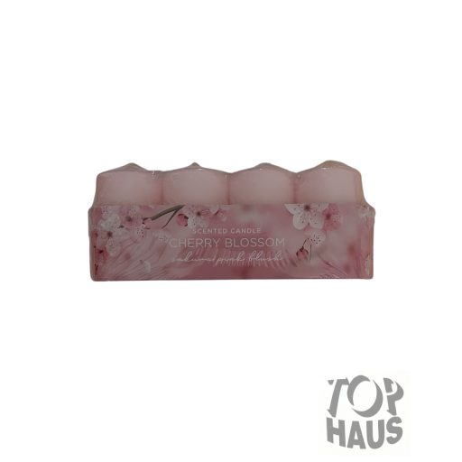 Adventi gyertya 4db-os Rózsaszín