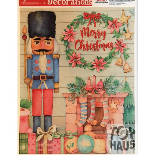 Ablak matrica Diótörő 30x42cm