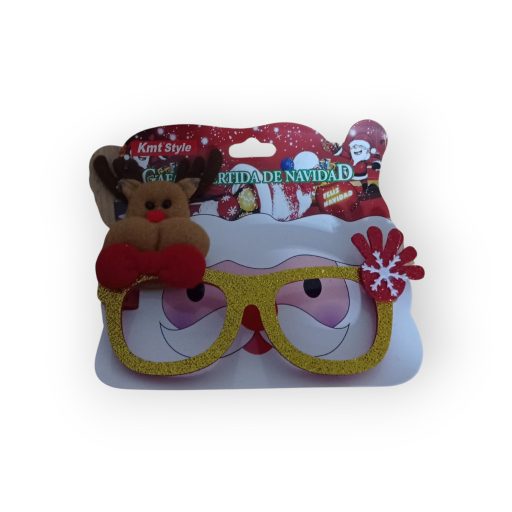 Karácsonyi Party Szemüveg Hóember Mintával