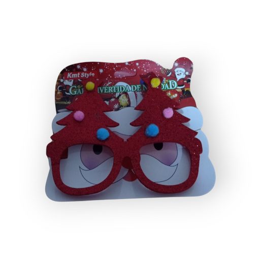 Karácsonyi Party Szemüveg Hóember Mintával