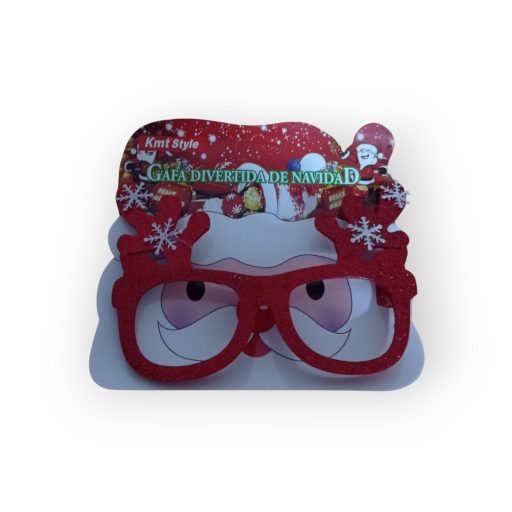 Karácsonyi Party Szemüveg Hóember Mintával