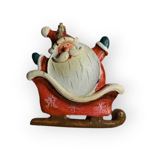 Kerámia figurák szánkón