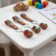 Capybara kulcstartó