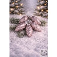 Toboz Üveg 6Cm Lila Akác Fényes-Matt S/12