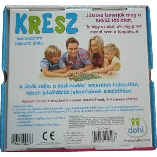 Kresz társas táblákkal 