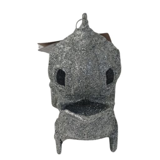 Hintó glitteres műanyag , akasztós dísz 10cm sxp21326