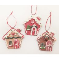 Agyag Mézeskalács házikó