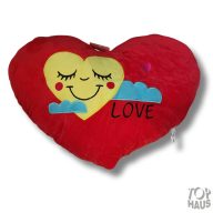 Plüss párna szívalakú