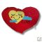 Plüss párna szívalakú
