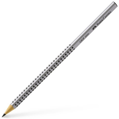 Faber-Castell Grip grafit ceruza 2B ezüst