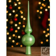 Csúcsdísz 29 cm zöld  3 féle  js171192