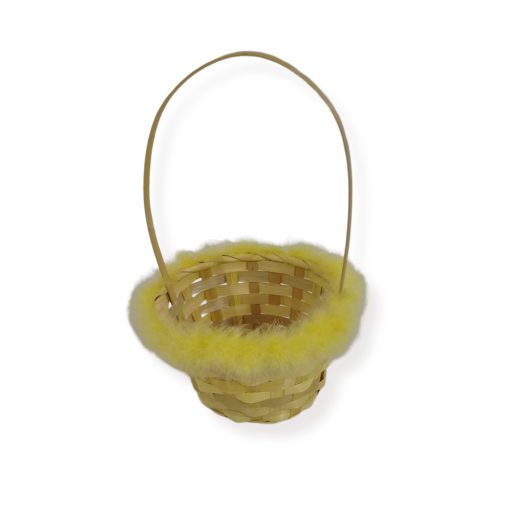 Húsvéti kosár tollas 2 szín