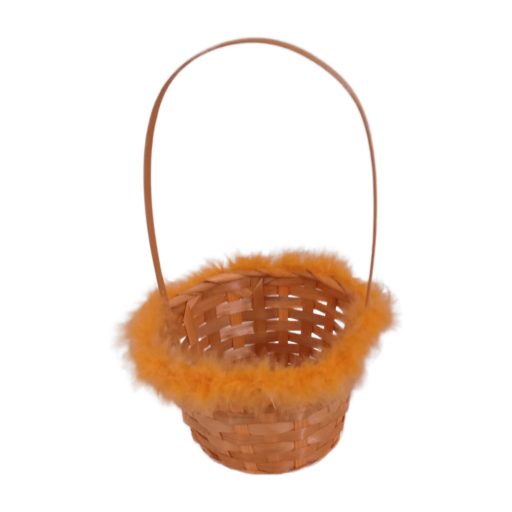 Húsvéti kosár tollas 2 szín