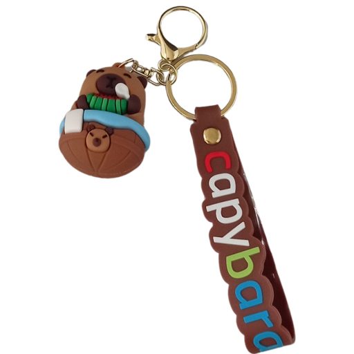 Capybara műanyag kulcstartó