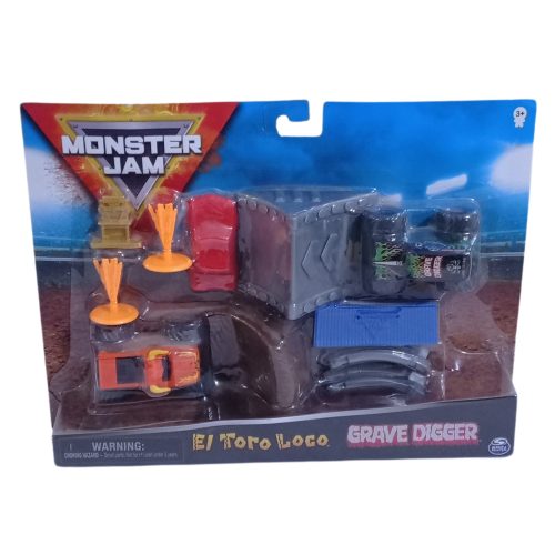 Monster Jam 1:70es mutatványos szett 