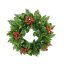 Fenyőkoszorú+ piros bogyós zöld 583480