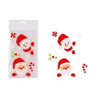 Ablakzselé Hóember+ Mikulás