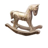  Fa Hintaló Arany 14x4x12cm 