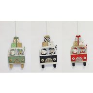  Fa Vw Kisbusz +Ajándék 16X9Cm