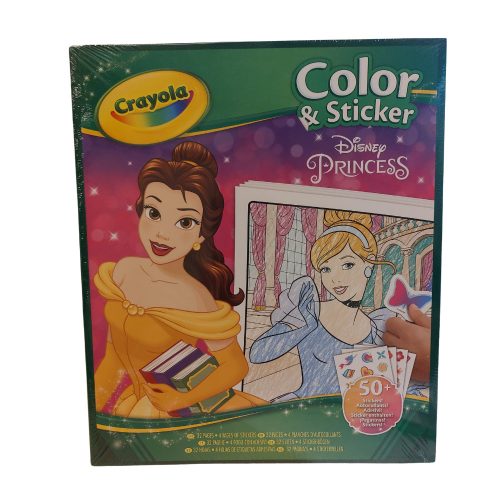 Crayola hercegnős kifestő matricákkal