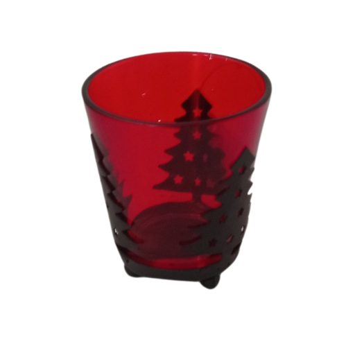 Gyertyatartó színes 3 lábú