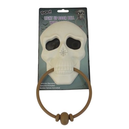 Halloween koponya ajtókopogtató