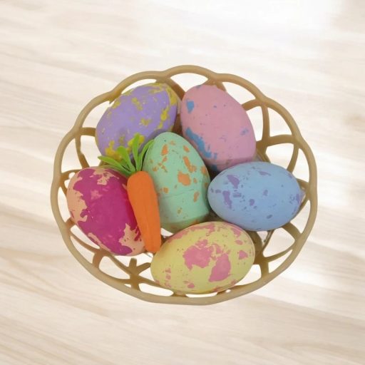 Húsvéti tojás kosár