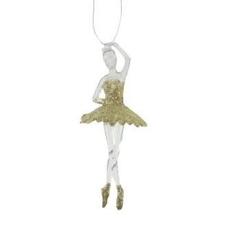 Balerina akril akasztós dísz 18Cm