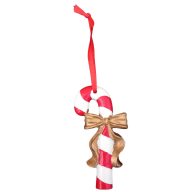 Nyalóka 2db-os Piros-Fehér Arany masnival