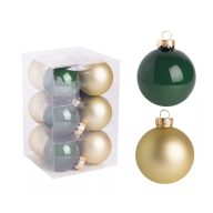 Zöld üveg gömb 055210