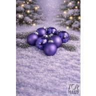 Lila üveg gömb 055394