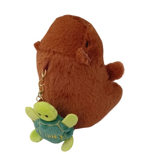 Capybara plüss kulcstartó teknős