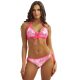 Glam push-up háromszög bikini-Pink