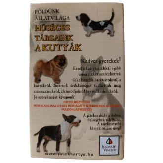 Hűséges társaink a kutya kártyajáték