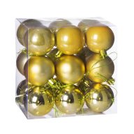 Karácsonyi gömb arany 5cm