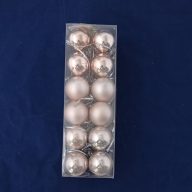 Gömb dobozban műanyag 3cm barack 3 féle S/24 