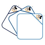   Mickey egér kapucnis babatörölköző hímzett mintával 70x70cm