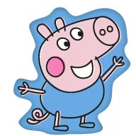 Peppa malas formapárna kék