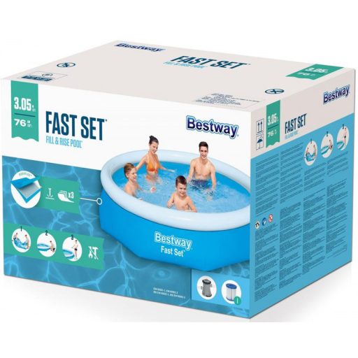 BESTWAY Fast Set Puhafalú medence szett (57270)