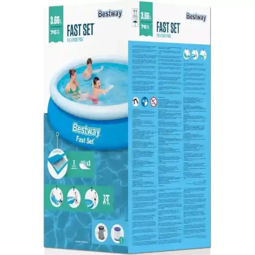 BESTWAY Fast Set Puhafalú medence szett (57274)