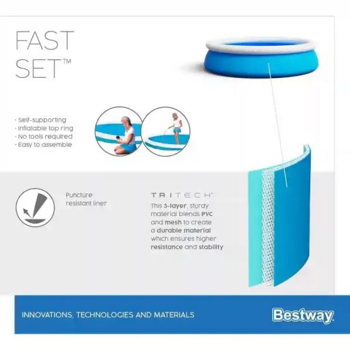BESTWAY Fast Set Puhafalú medence szett (57274)