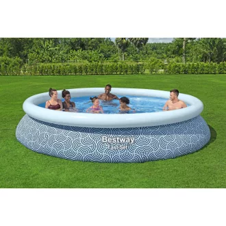   Bestway® 57376 Fast Set™ felfújható kör alakú medence szett 3,96 m x 84 cm