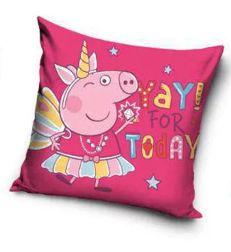 Peppa malac Yay díszpárna rózsaszín