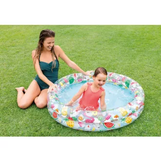 Mintás Átlátszó Gyerek Medence 122Cm