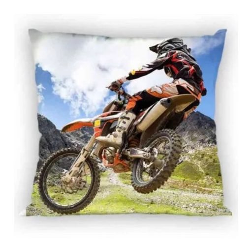 Motorkrossz párnahuzat 40x40cm